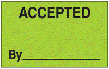 Accepted By Fluorescent Green Labels