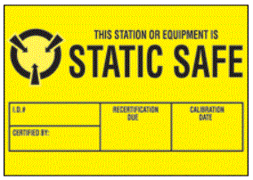 Anti-Static Labels