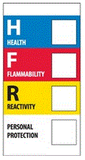 "Health Flammability Reactivity" Labels