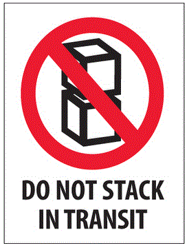 Do Not Stack In Transit Labels