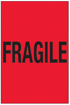 Fragile Fluorescent Red Labels