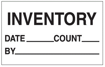 "Inventory - Date - Count - By" Labels
