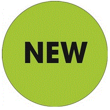 NEW Fluorescent Green Labels