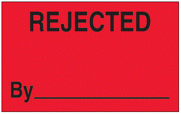 Rejected By Fluorescent Red Labels