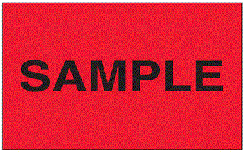 Sample Fluorescent Red Labels
