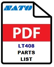 Sato Lt408 Parts List