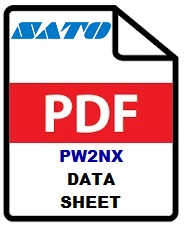 Sato PW2NX Data Sheet