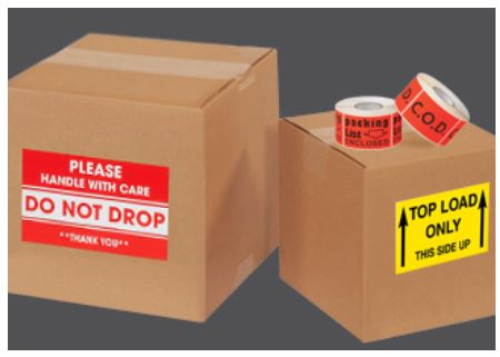 Shipping and Handling Labels