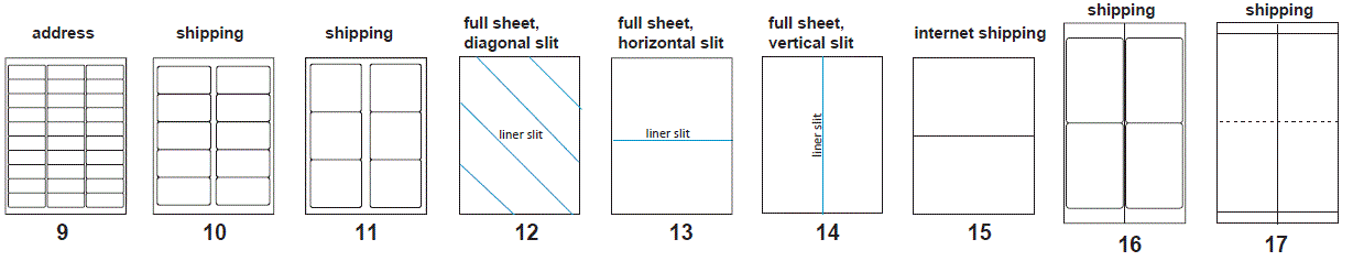 Sheeted Labels